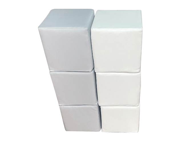 Blocks - Grey & White - Soft Play Australia